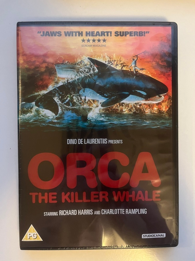 Orca - Tappajavalas (1977) Richard Harris (DVD) UUSI