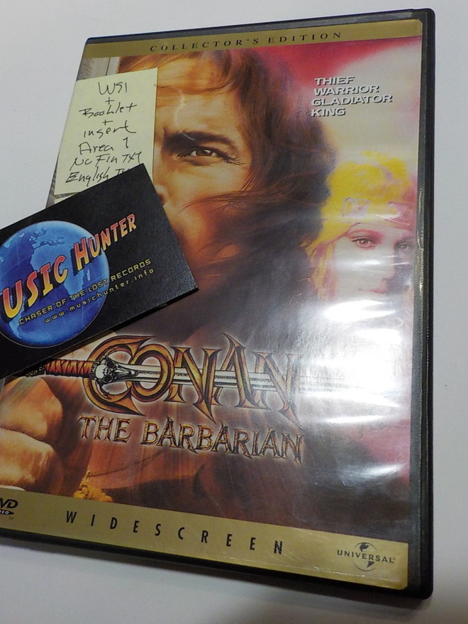 CONAN THE BARBARIAN UUSI DVD (W)