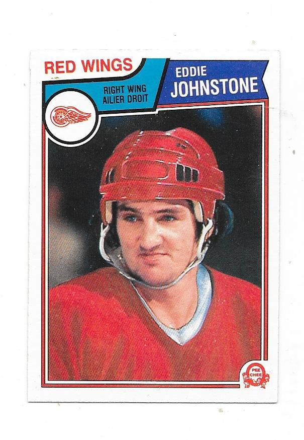 1983-84 OPC #124 Ed Johnstone Detroit Red Wings