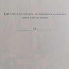 Sari Savikko : Kasvien taide (numeroitu) - pikkukuva 3