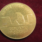 Roland Presses poletti - token. Länsi-Saksa-West Germany - pikkukuva 1