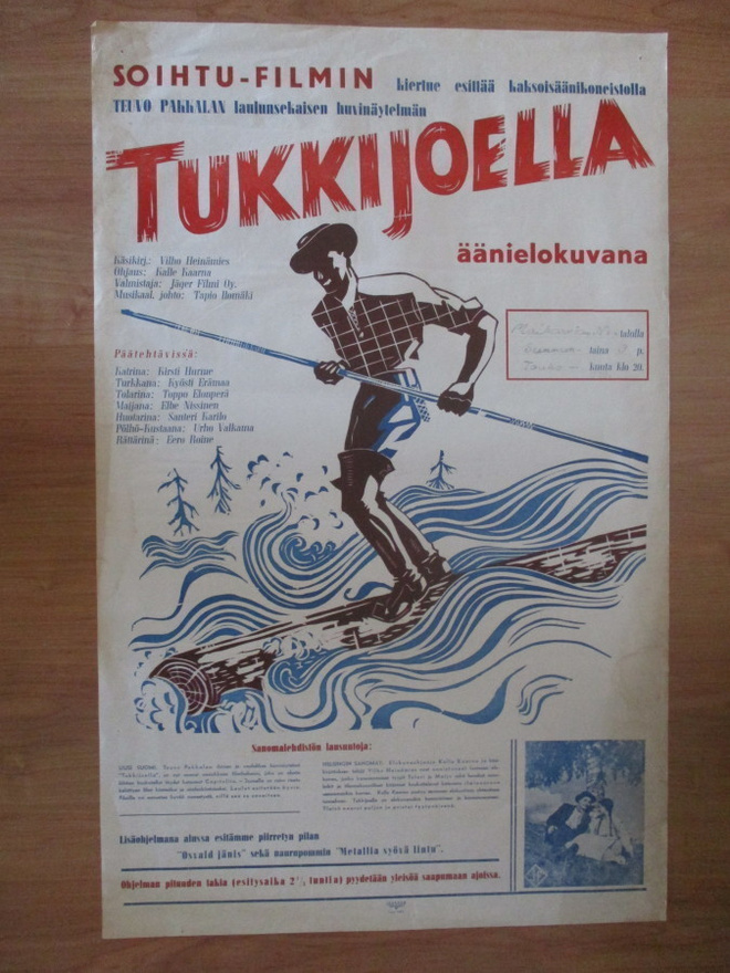ELOKUVAJULISTE - SOIHTU - FILMIN TUKKIJOELLA
