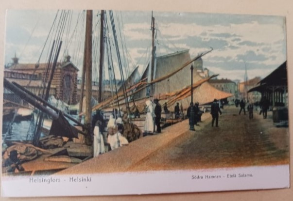 Helsinki, Etelä Satama, jaaloja, kauppahalli, ei p.