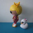 Vintage, pieni Lalaloopsy nukke + lemmikki - pikkukuva 2