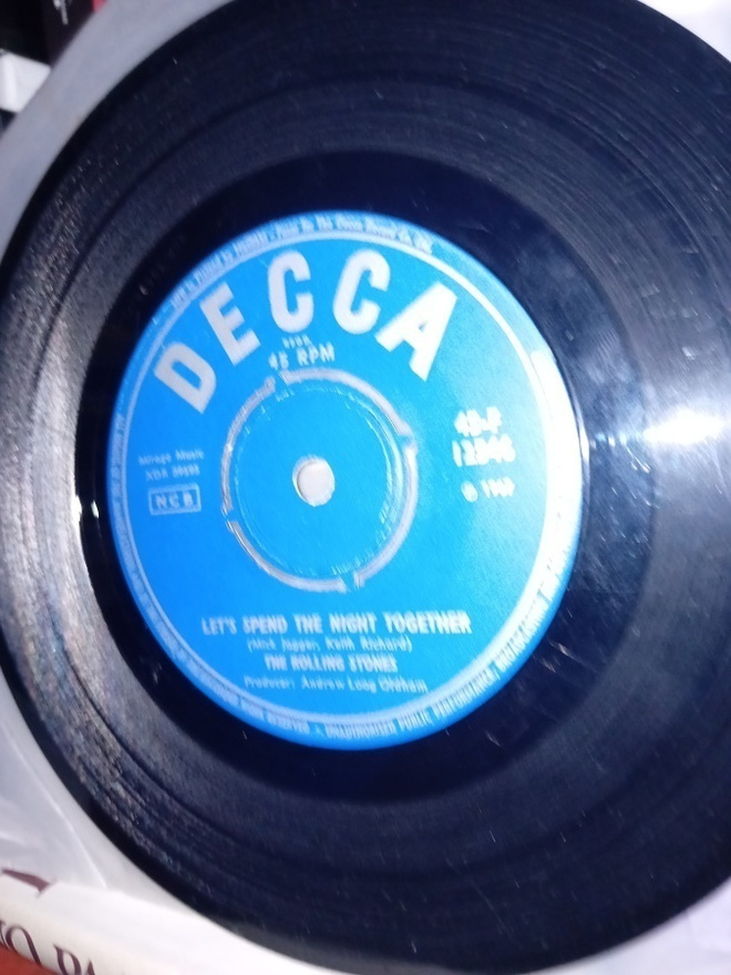 7" single Rolling Stones : Let's spend the Night together