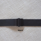 Musta 20mm mesh ranneke taittolukolla - pikkukuva 2