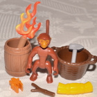 Playmobil apina, soihtu, kori, tynnyri, vasara, makuupussi.. - pikkukuva 3