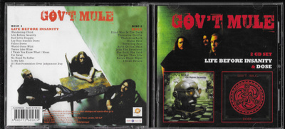Gov't Mule: Life Before Insanity & Dose (2 CD)