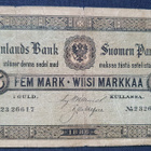 Seteli 5 mk 1886 Suuriruhtinaskunnan ajalta - pikkukuva 2