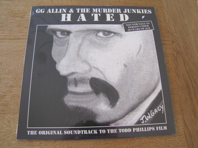 GG Allin & the murder junkies hated lp muoveissa