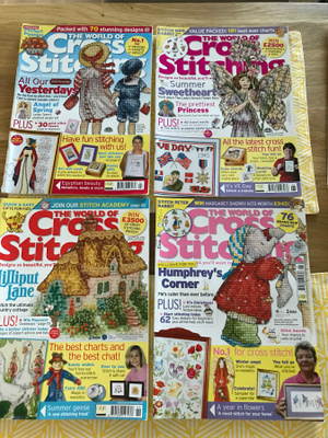 Ristipistolehtiä 4 kpl The World of Cross Stitching