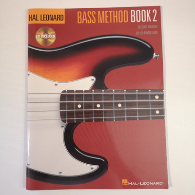 Bass Method Book 2, second edition, cd, Hal Leonard
