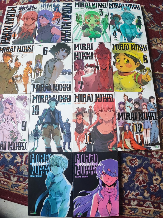 Mirai Nikki 1-12 koko sarja plus 2 erikoisnumeroa