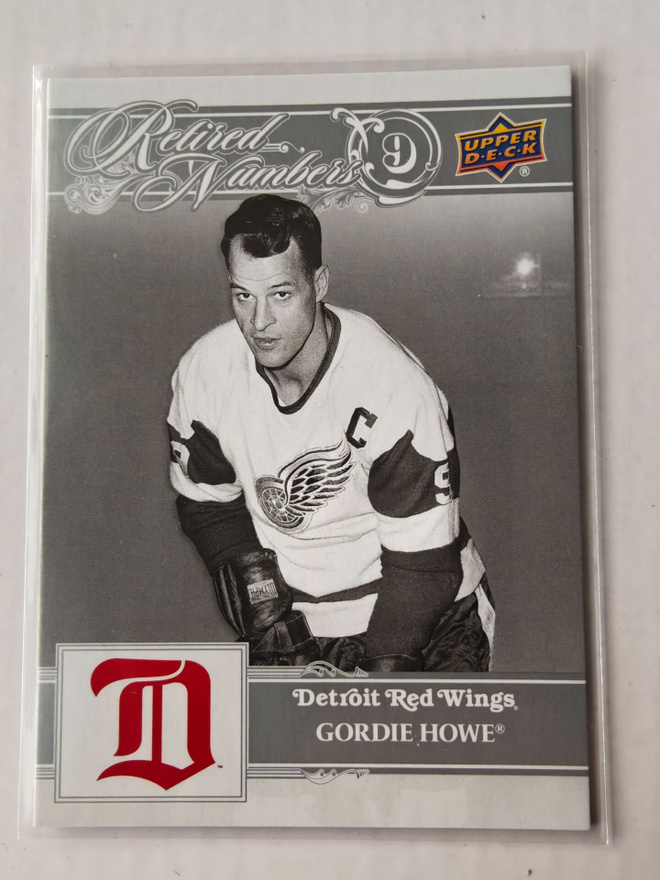 Gordie Howe 2025-26 Detroit Centennial Retired Numbers