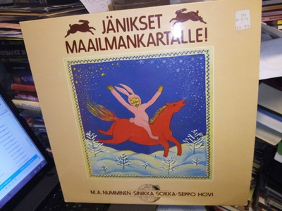 LP M. A. NUMMINEN : JÄNIKSET MAAILMANKARTALLE ( SIS POSTIKU