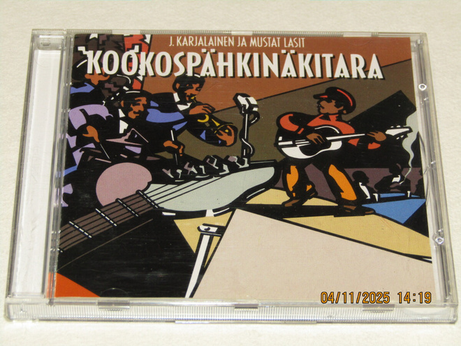 *CD* J.KARJALAINEN JA MUSTAT LASIT Kookospähkinäkitara