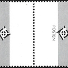 Åland 1995 Getan kirkko 2,40 mk välilöpari logo ** LaPe 106 - pikkukuva 2