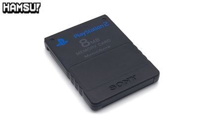 Aito Sony PS2-muistikortti | Musta