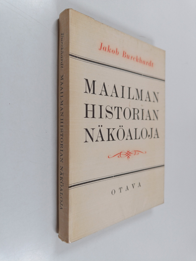 Jakob Burckhardt : Maailmanhistorian näköaloja