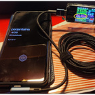 USB A - USB C -data/latauskaapeli kulmaliittimellä / 2m - pikkukuva 2