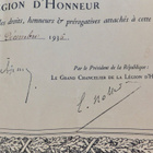 Ranska Kunniamerkki Kunnialegioonan Ritarikunta Luovari 1936 - pikkukuva 2