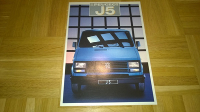 Esite Peugeot J5, 1987