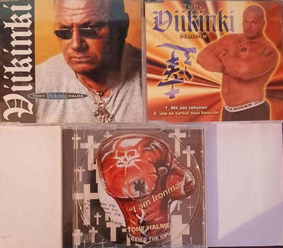 Tony Viikinki Halme -CD-sinkkuja