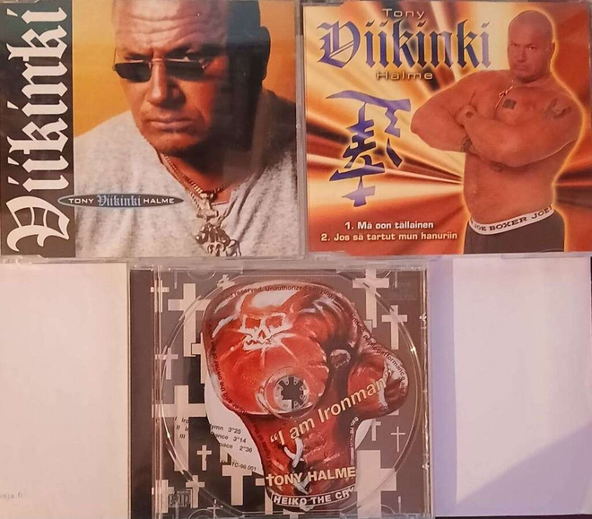 Tony Viikinki Halme -CD-sinkkuja