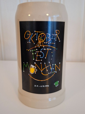 Oktoberfest Rastal keraaminen tuoppi v. 1996