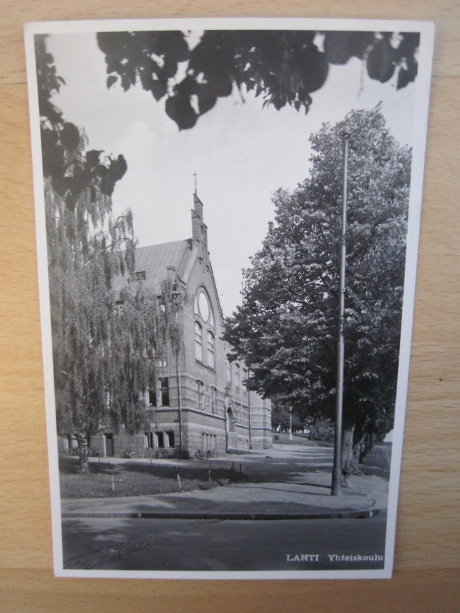 VANHA Postikortti Lahti 1950-l Alkup. Mallikappale