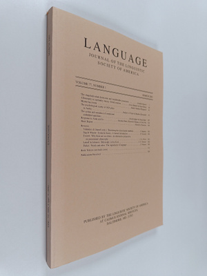Mark Aronoff : Language journal of the linguistic society...