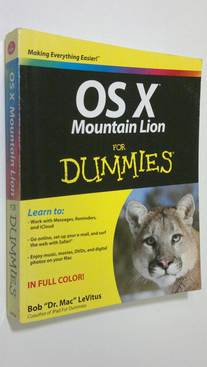 Bob LeVitus : OS X Mountain Lion For Dummies