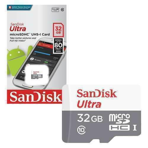 32 GB SanDisk Ultra Micro SDHC Class 10 80MB/S