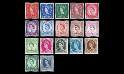 Iso-Britannia 318-34 ** Elisabeth II Wilding (1958)