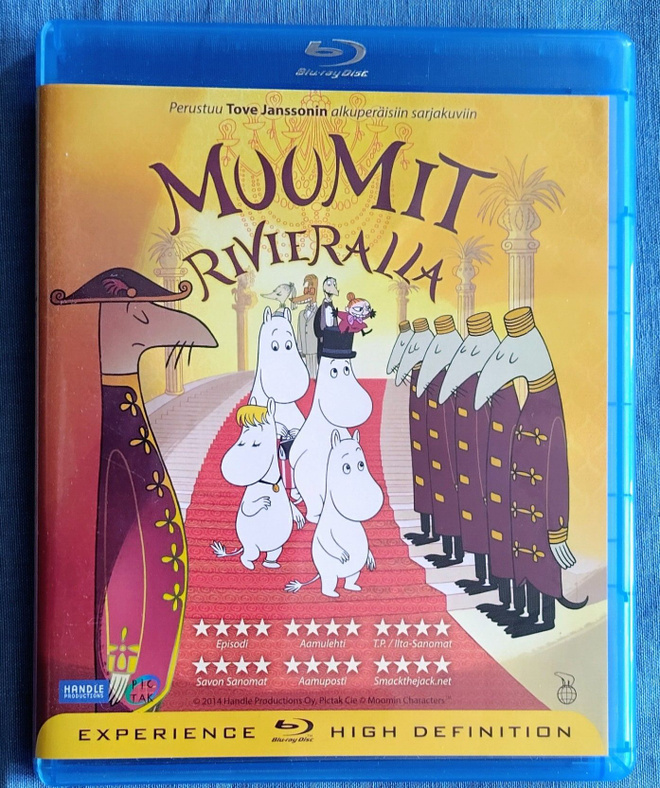 MUUMIT RIVIERALLA – MINT! - Suomalainen Blu-ray 2014