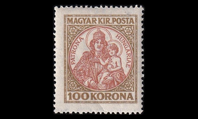 Unkari 323 ** Patrona Hungariae 100 Kr (1921)