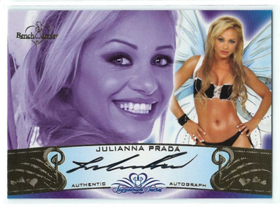 Bench Warmer 2010 Signature Series Autograph Julianna Prada