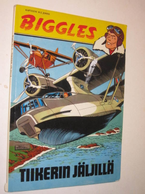 Biggles - Tiikerin jäljillä -sarjakuva-albumi , 1.p 1978