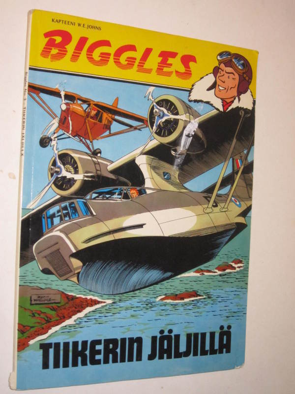 Biggles - Tiikerin jäljillä -sarjakuva-albumi , 1.p 1978
