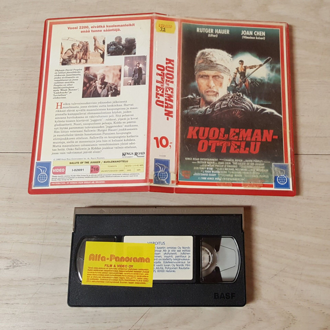 VHS: Kuolemanottelu (Salute of the Jugger)