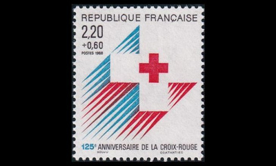 Ranska 2692A ** Punainen Risti (12 1/2 : 12 3/4) (1988)