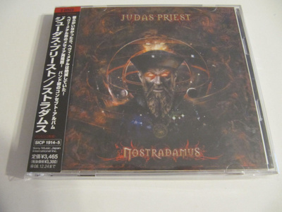 Judas Priest Nostradamus Japanilainen 2 * CD OBI