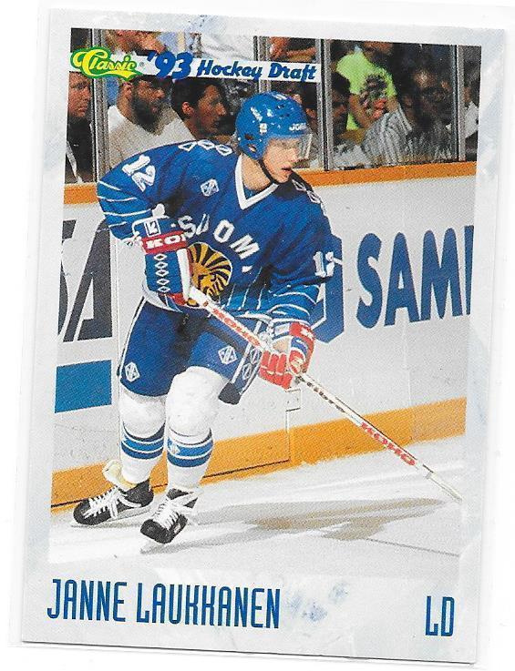 1993 Classic #43 Janne Laukkanen Suomi Pelicans