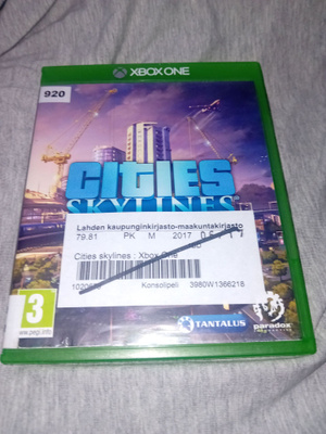 XBOX ONE Cities Skylines XBOX ONE edition