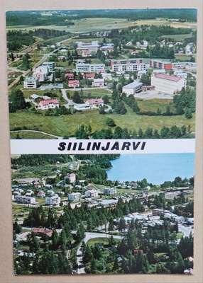 Siilinjärvi 4666/5672, kaksikuvakortti, T:mi Karhumäki, ei p