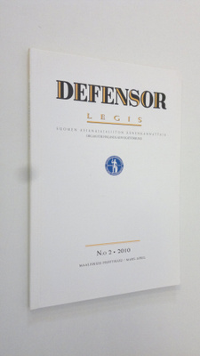 Defensor legis 2/2010 : Suomen asianajajaliiton äänenkann...