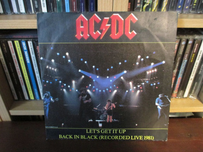 AC/DC:LET'S GET IT UP/BACK IN BLACK  7"