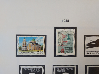 1988 Suomi postimerkki 2 kpl