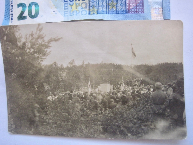 VANHA Valokuva Ahvola Jääski 1919