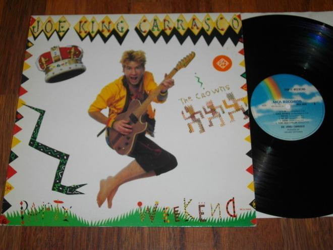 JOE KING CARRASCO - Party Weekend - LP 1983 pop rock  EX
